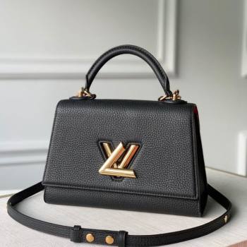 Louis Vuitton Twist One Handle Bag PM in Black Taurillon Leather M57093 2020 (KI-20110304)