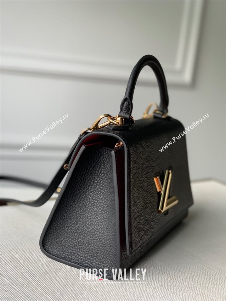 Louis Vuitton Twist One Handle Bag PM in Black Taurillon Leather M57093 2020 (KI-20110304)