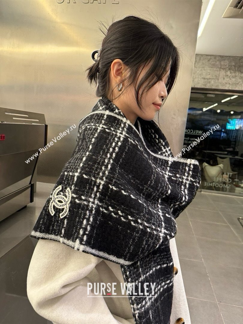 Chanel LongScarf CH121110 Black 2024 (O-24121110)