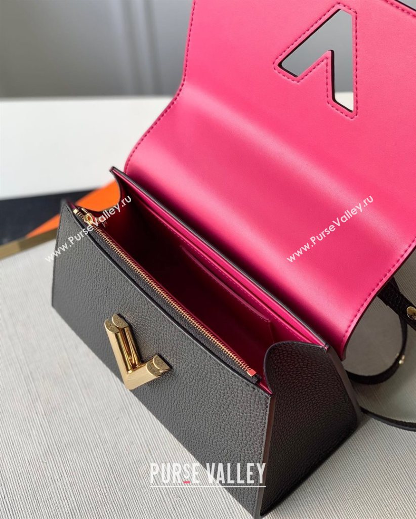 Louis Vuitton Twist One Handle Bag PM in Black Taurillon Leather M57093 2020 (KI-20110304)