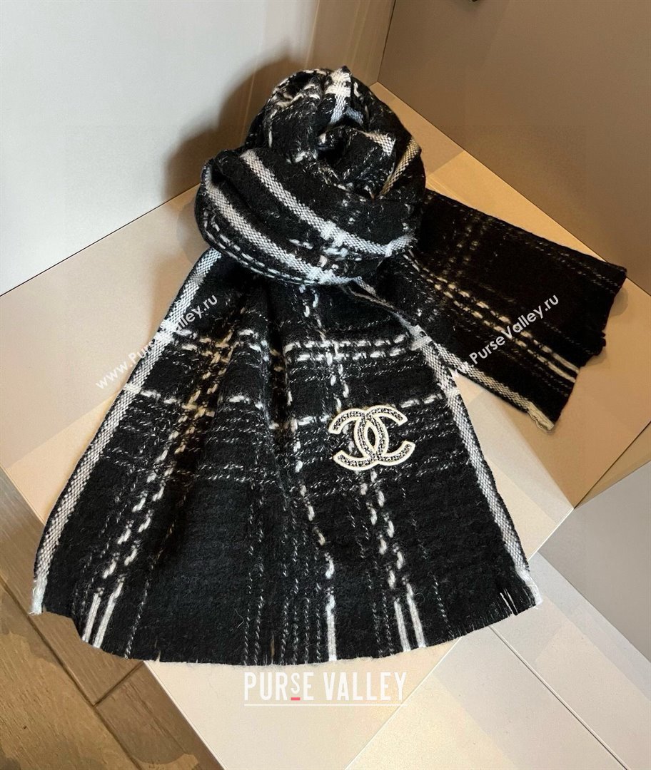 Chanel LongScarf CH121110 Black 2024 (O-24121110)