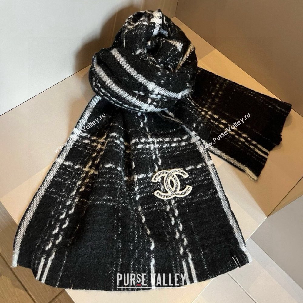Chanel LongScarf CH121110 Black 2024 (O-24121110)