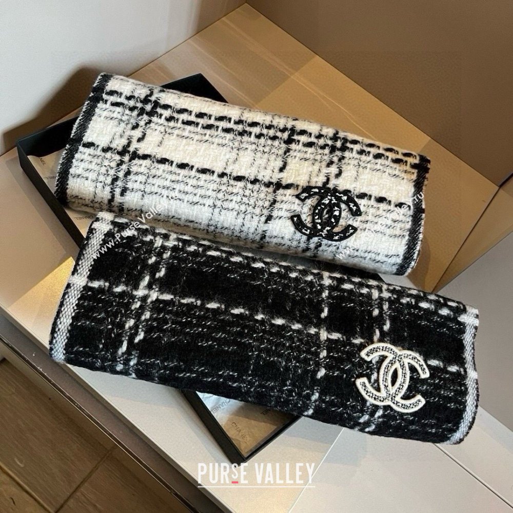 Chanel LongScarf CH121110 Black 2024 (O-24121110)