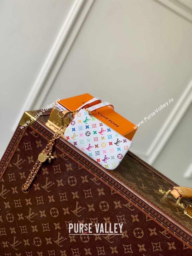 Louis Vuitton LV x TM Phone Bag in Multicolored Monogram Canvas M14099 White 2025 (K-25030311)