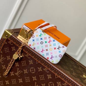 Louis Vuitton LV x TM Phone Bag in Multicolored Monogram Canvas M14099 White 2025 (K-25030311)