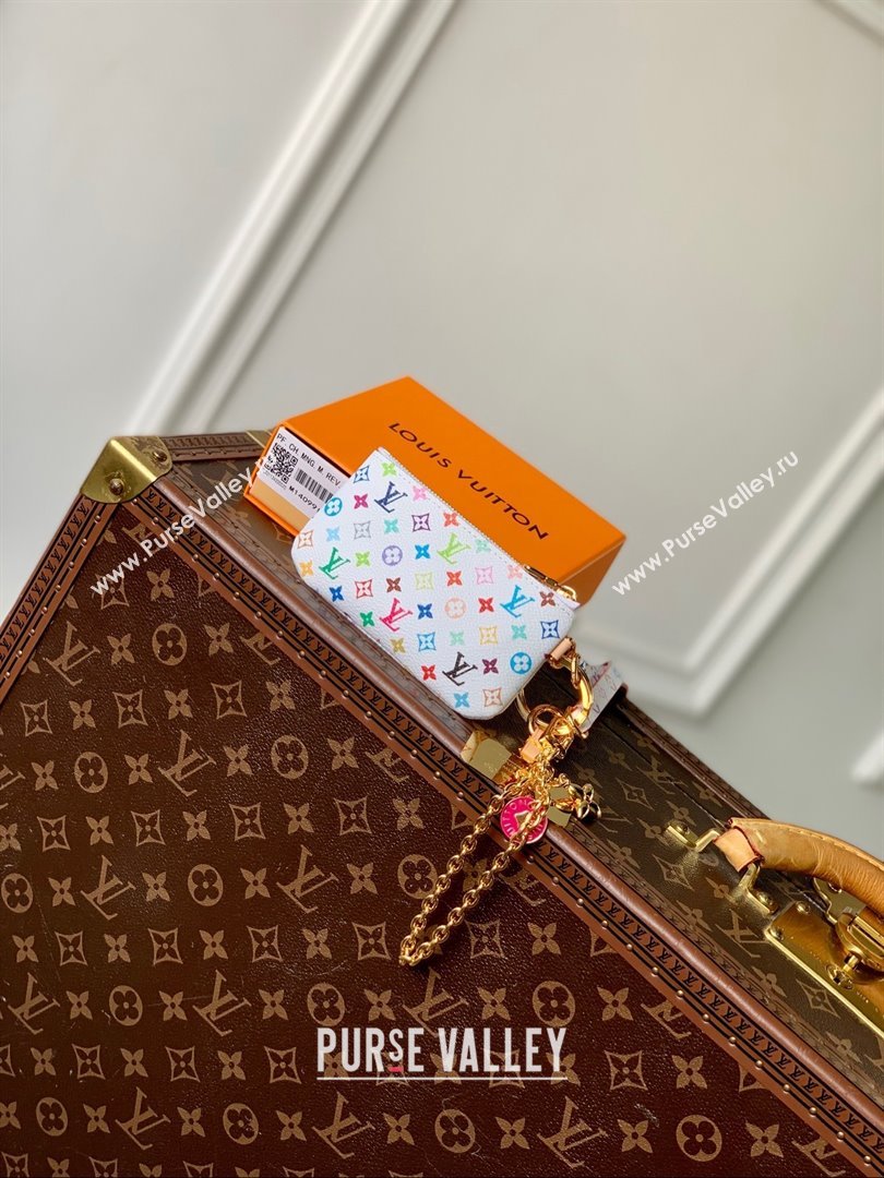Louis Vuitton LV x TM Phone Bag in Multicolored Monogram Canvas M14099 White 2025 (K-25030311)