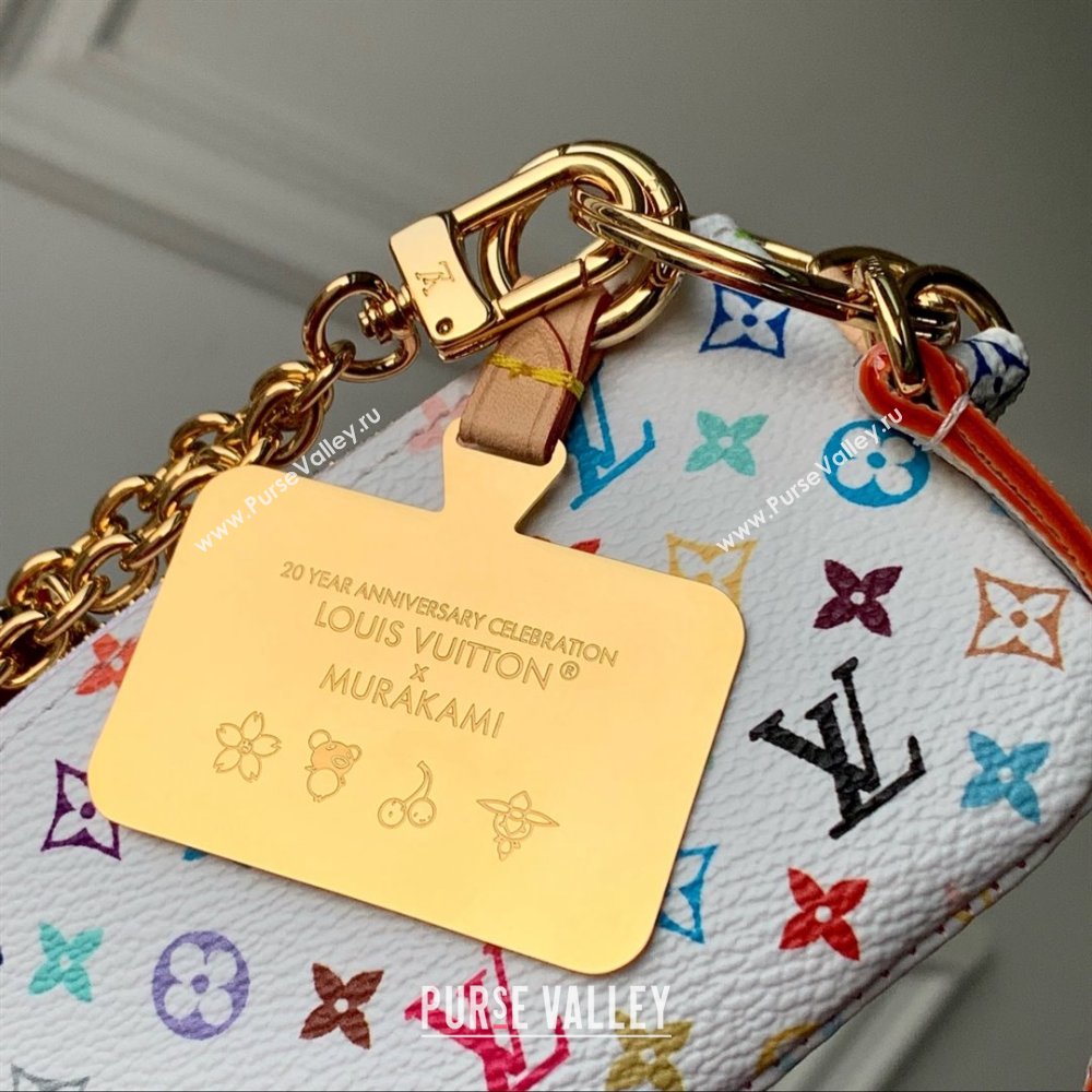 Louis Vuitton LV x TM Phone Bag in Multicolored Monogram Canvas M14099 White 2025 (K-25030311)
