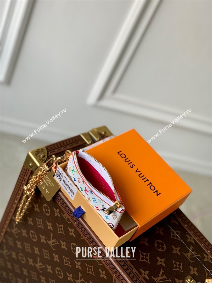 Louis Vuitton LV x TM Phone Bag in Multicolored Monogram Canvas M14099 White 2025 (K-25030311)