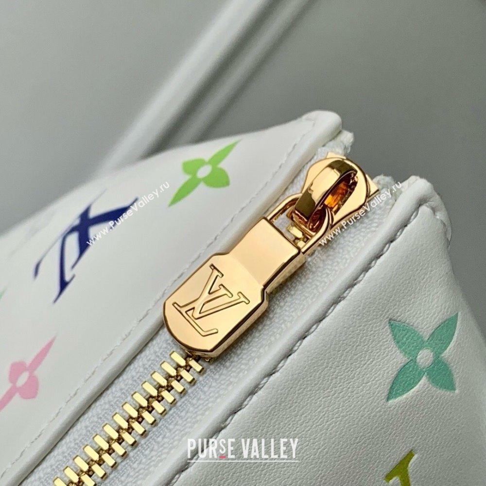 Louis Vuitton LV x TM Coussin PM in Monogram-embossed Puffy Lambskin M13233 White 2025 (K-25030302)
