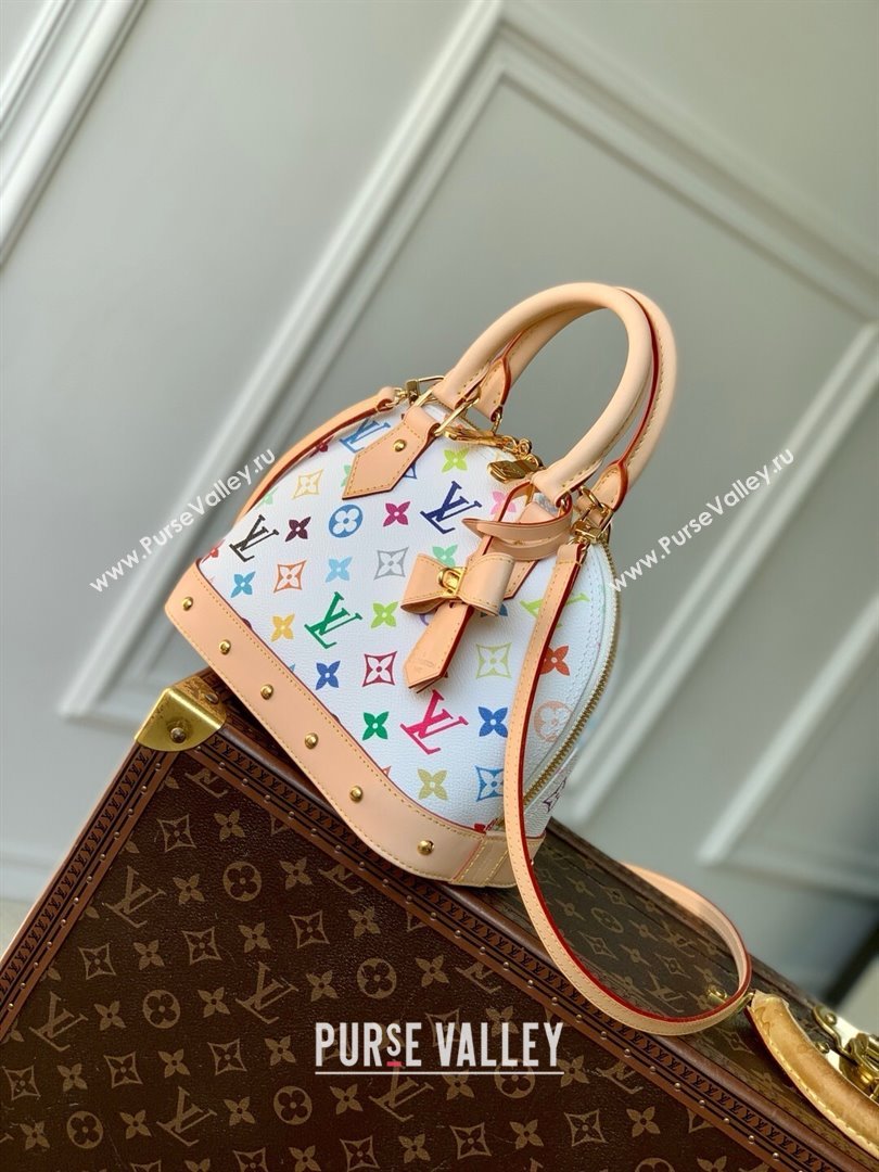 Louis Vuitton LV x TM Alma BB Bag in Multicolored Monogram Canvas M13078 White 2025 (K-25030303)
