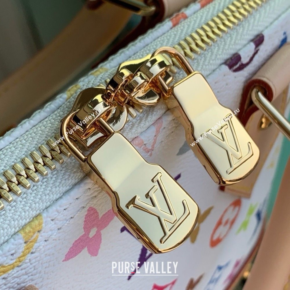 Louis Vuitton LV x TM Alma BB Bag in Multicolored Monogram Canvas M13078 White 2025 (K-25030303)