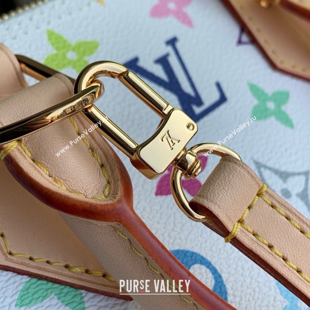 Louis Vuitton LV x TM Alma BB Bag in Multicolored Monogram Canvas M13078 White 2025 (K-25030303)