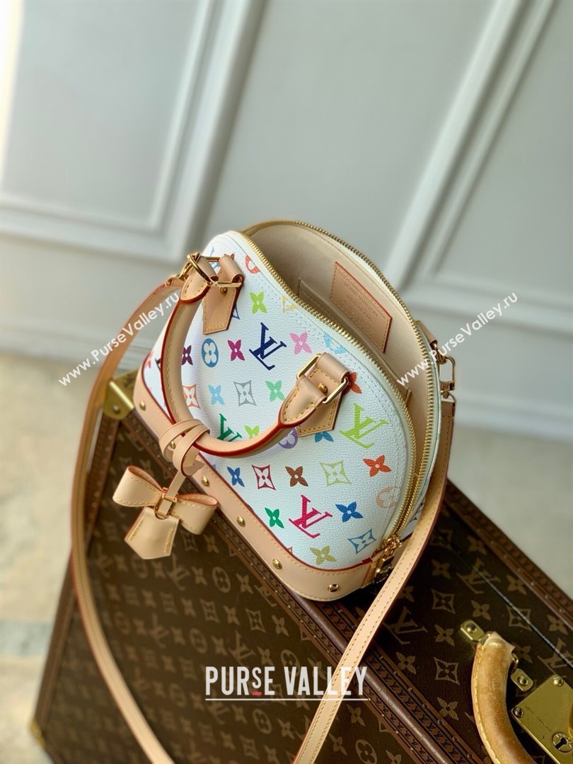 Louis Vuitton LV x TM Alma BB Bag in Multicolored Monogram Canvas M13078 White 2025 (K-25030303)