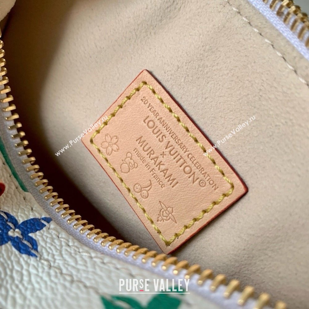Louis Vuitton LV x TM Nano Speedy Bag in Multicolored Monogram Canvas M13391 White 2025 (K-25030304)