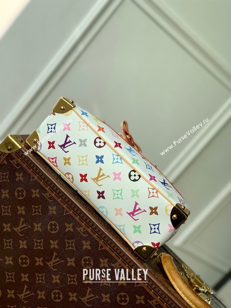 Louis Vuitton LV x TM Handbag East West in Multicolored Monogram Canvas M13084 White 2025 (K-25030307)