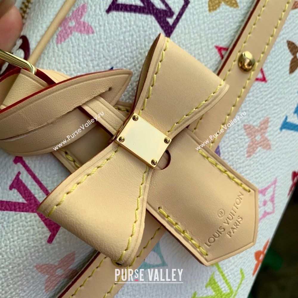 Louis Vuitton LV x TM Handbag East West in Multicolored Monogram Canvas M13084 White 2025 (K-25030307)