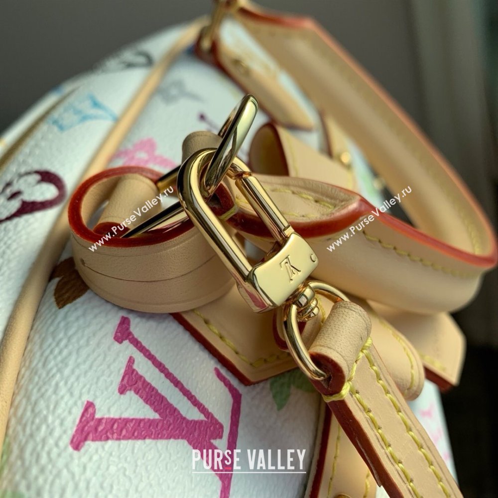 Louis Vuitton LV x TM Handbag East West in Multicolored Monogram Canvas M13084 White 2025 (K-25030307)