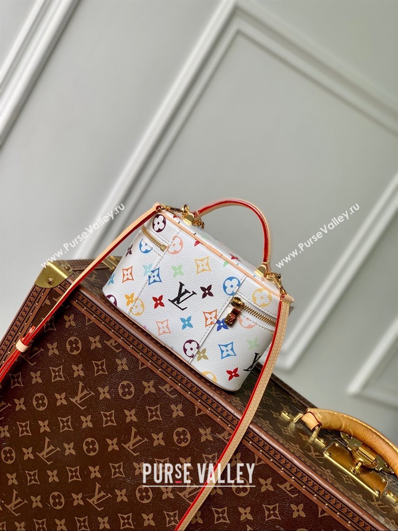 Louis Vuitton LV x TM Vanity Chain Pouch in Multicolored Monogram Canvas M13662 White 2025 (K-25030308)