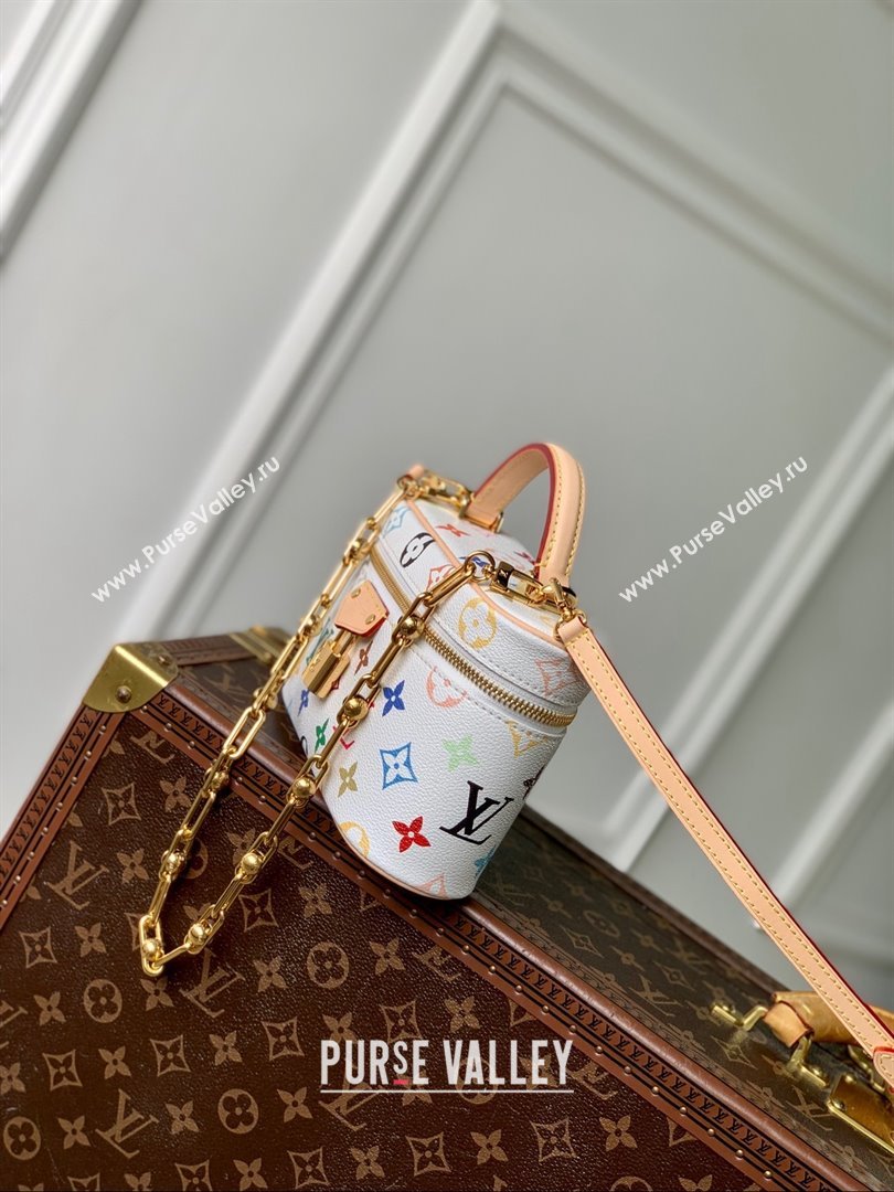 Louis Vuitton LV x TM Vanity Chain Pouch in Multicolored Monogram Canvas M13662 White 2025 (K-25030308)