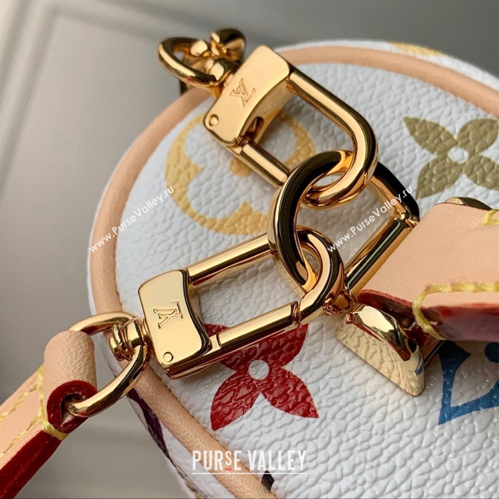 Louis Vuitton LV x TM Vanity Chain Pouch in Multicolored Monogram Canvas M13662 White 2025 (K-25030308)