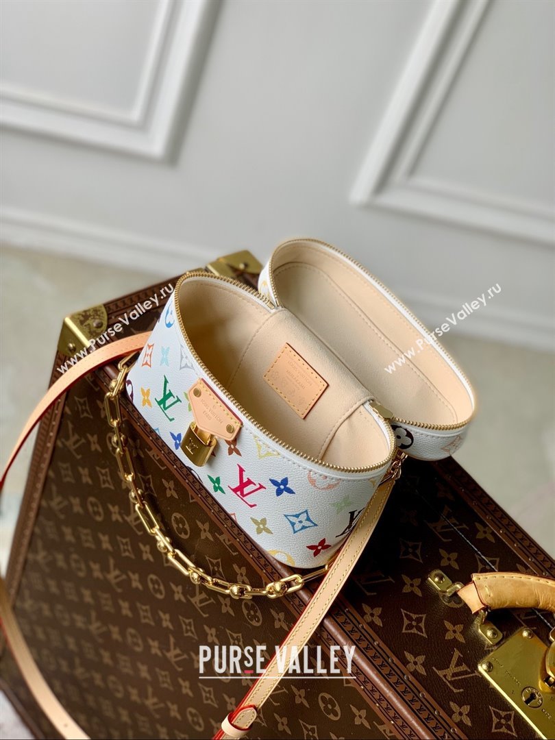 Louis Vuitton LV x TM Vanity Chain Pouch in Multicolored Monogram Canvas M13662 White 2025 (K-25030308)