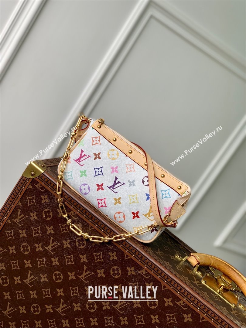 Louis Vuitton LV x TM Pochette Accessoires in Multicolored Monogram Canvas M13404 White 2025 (K-25030309)