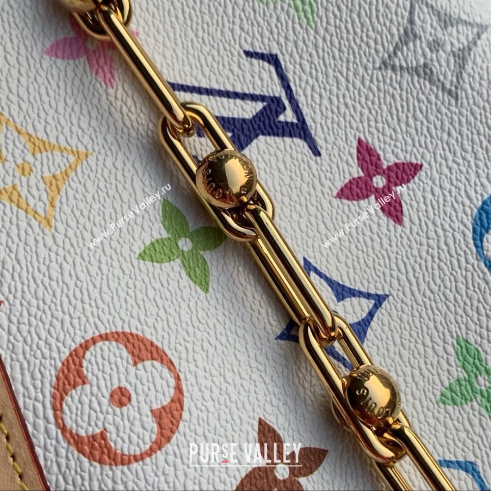 Louis Vuitton LV x TM Pochette Accessoires in Multicolored Monogram Canvas M13404 White 2025 (K-25030309)