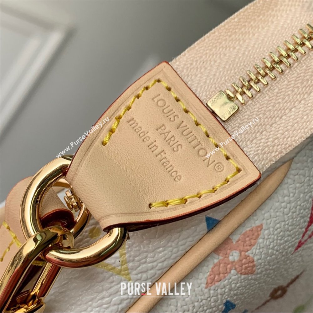 Louis Vuitton LV x TM Pochette Accessoires in Multicolored Monogram Canvas M13404 White 2025 (K-25030309)