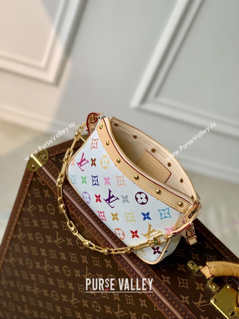 Louis Vuitton LV x TM Pochette Accessoires in Multicolored Monogram Canvas M13404 White 2025 (K-25030309)