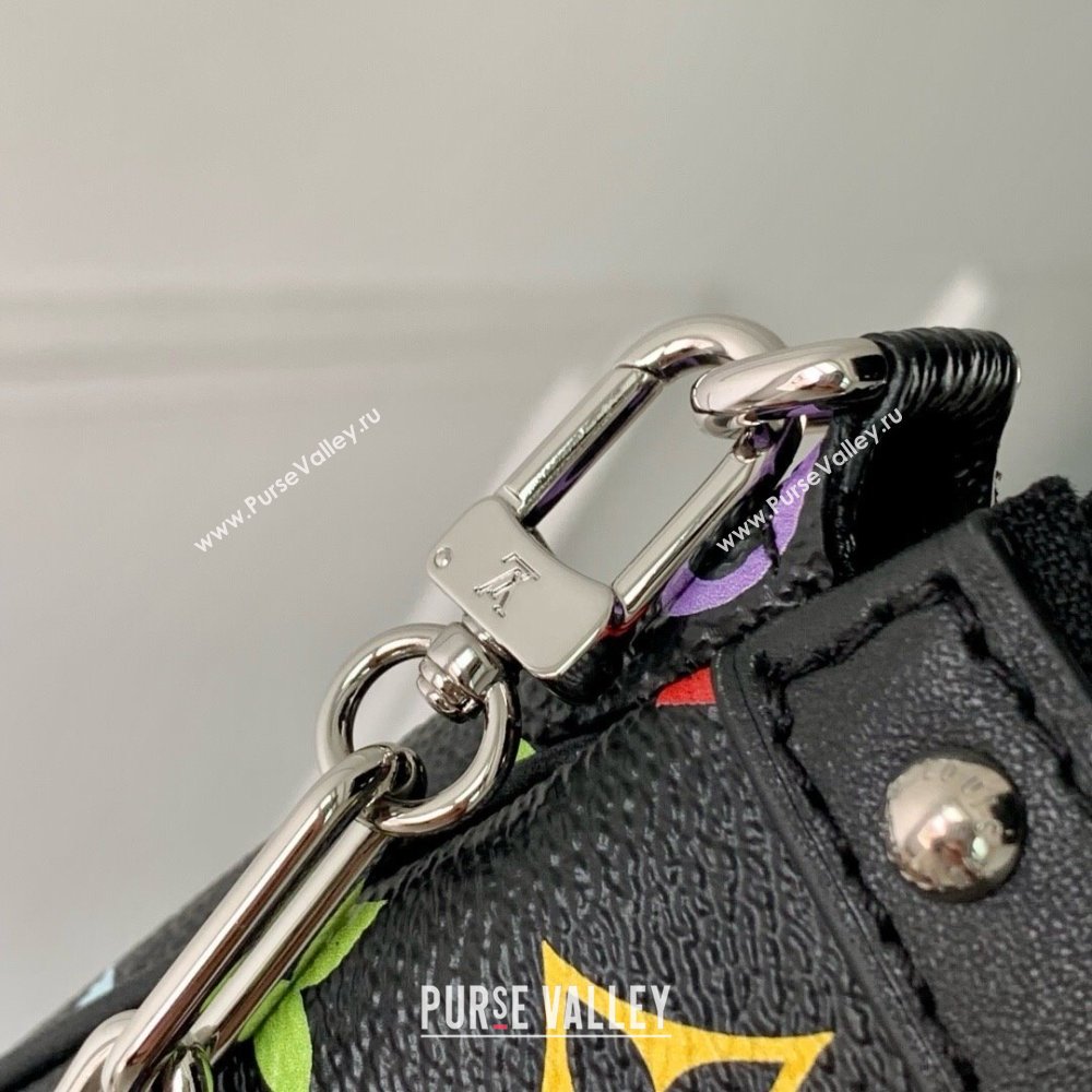 Louis Vuitton LV x TM Pochette Accessoires in Multicolored Monogram Canvas M13663 Black 2025 (K-25030310)