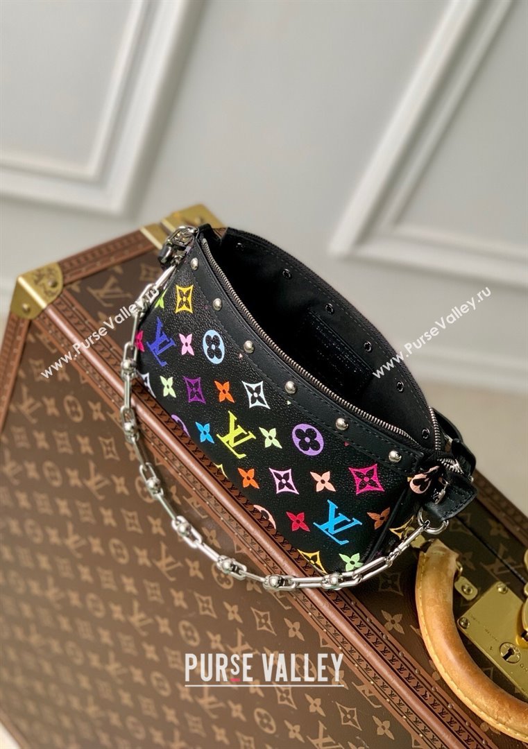 Louis Vuitton LV x TM Pochette Accessoires in Multicolored Monogram Canvas M13663 Black 2025 (K-25030310)