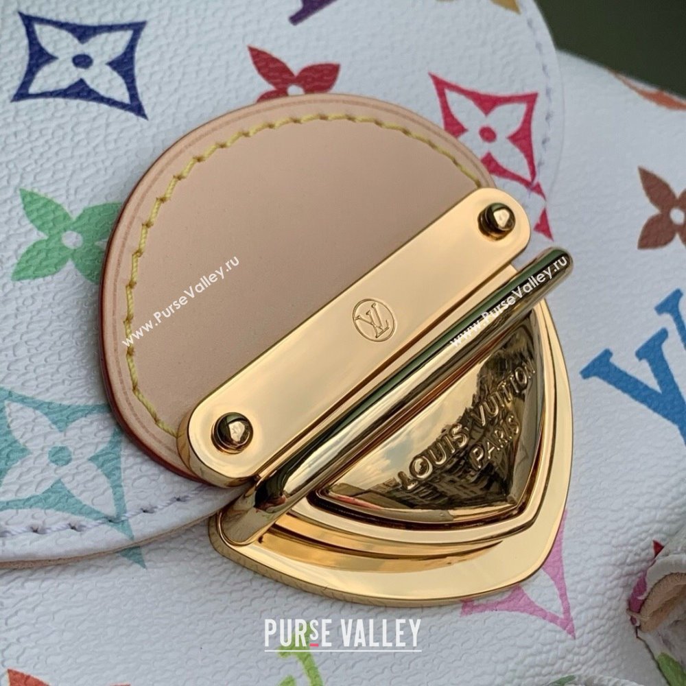 Louis Vuitton LV x TM Venice Backpack in Multicolored Monogram Canvas M13081 White 2025 (K-25030301)