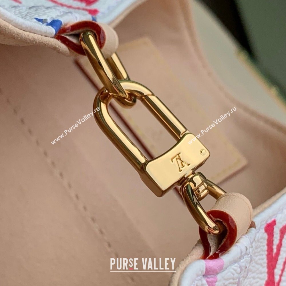 Louis Vuitton LV x TM Venice Backpack in Multicolored Monogram Canvas M13081 White 2025 (K-25030301)