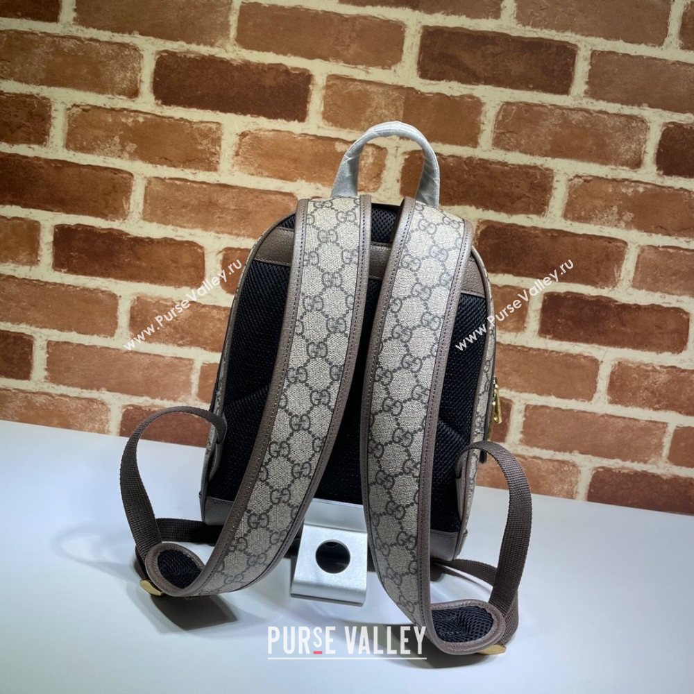 Gucci x Disney Donald Duck GG Canvas Small Backpack 552884 Beige/Blue 2020 (DLH-20112521)