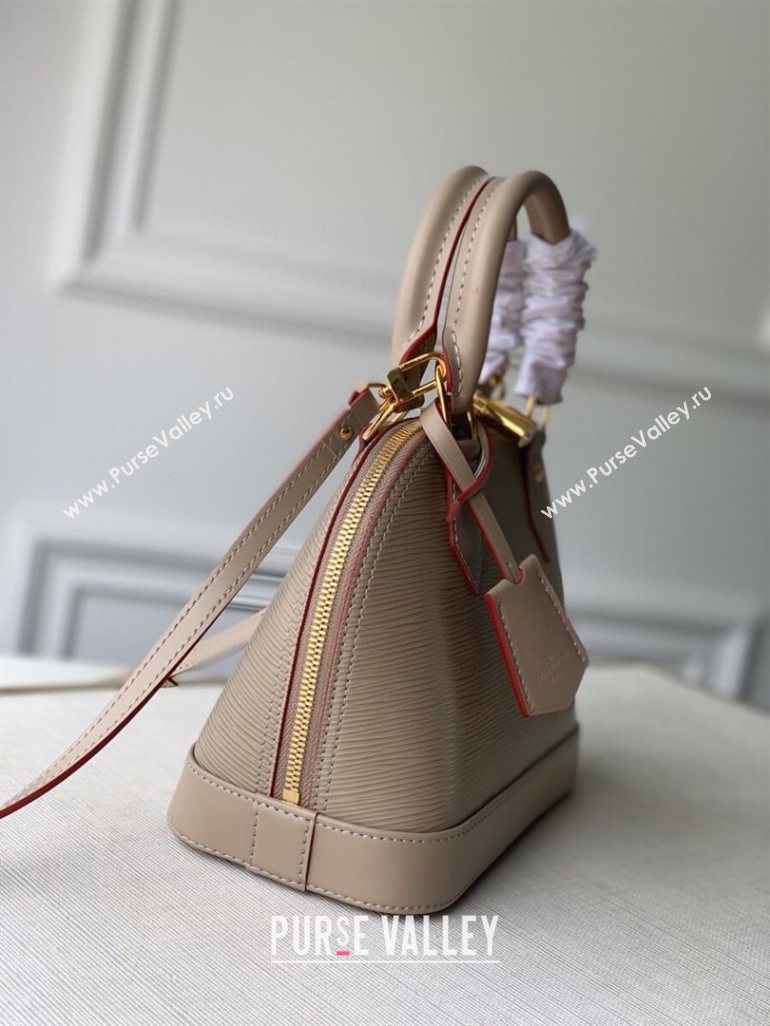 Louis Vuitton Alma BB in Galet Grey Epi Leather M40302 2020 (KI-20110306)