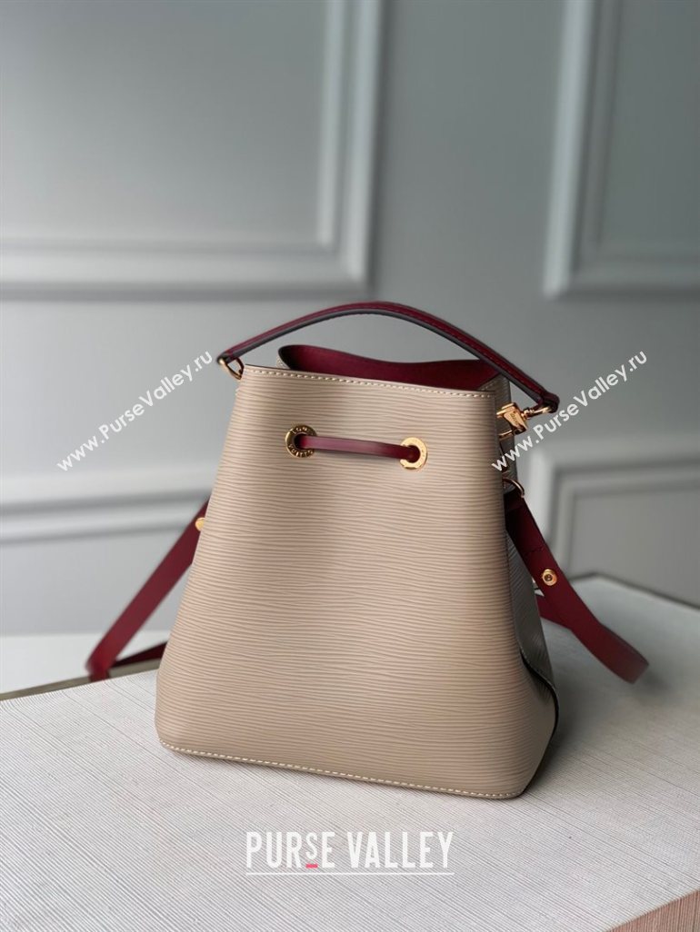 Louis Vuitton NeoNoe BB Mini Bucket Bag in Galet Grey Epi Leather M53610 2020 (KI-20110307)