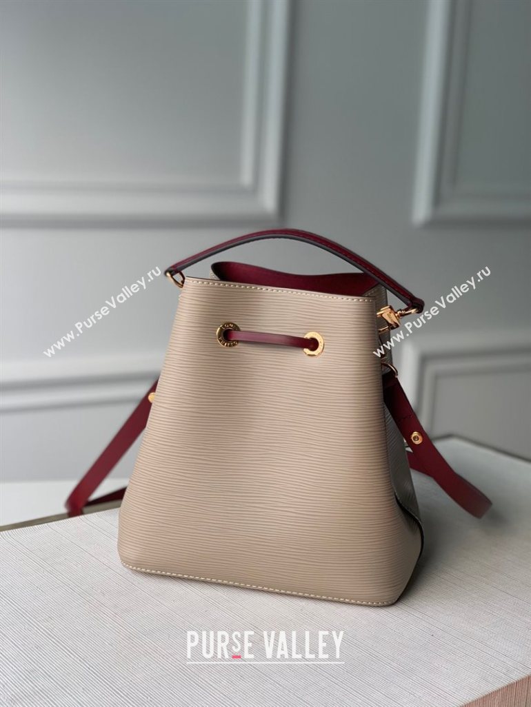 Louis Vuitton NeoNoe BB Mini Bucket Bag in Galet Grey Epi Leather M53610 2020 (KI-20110307)