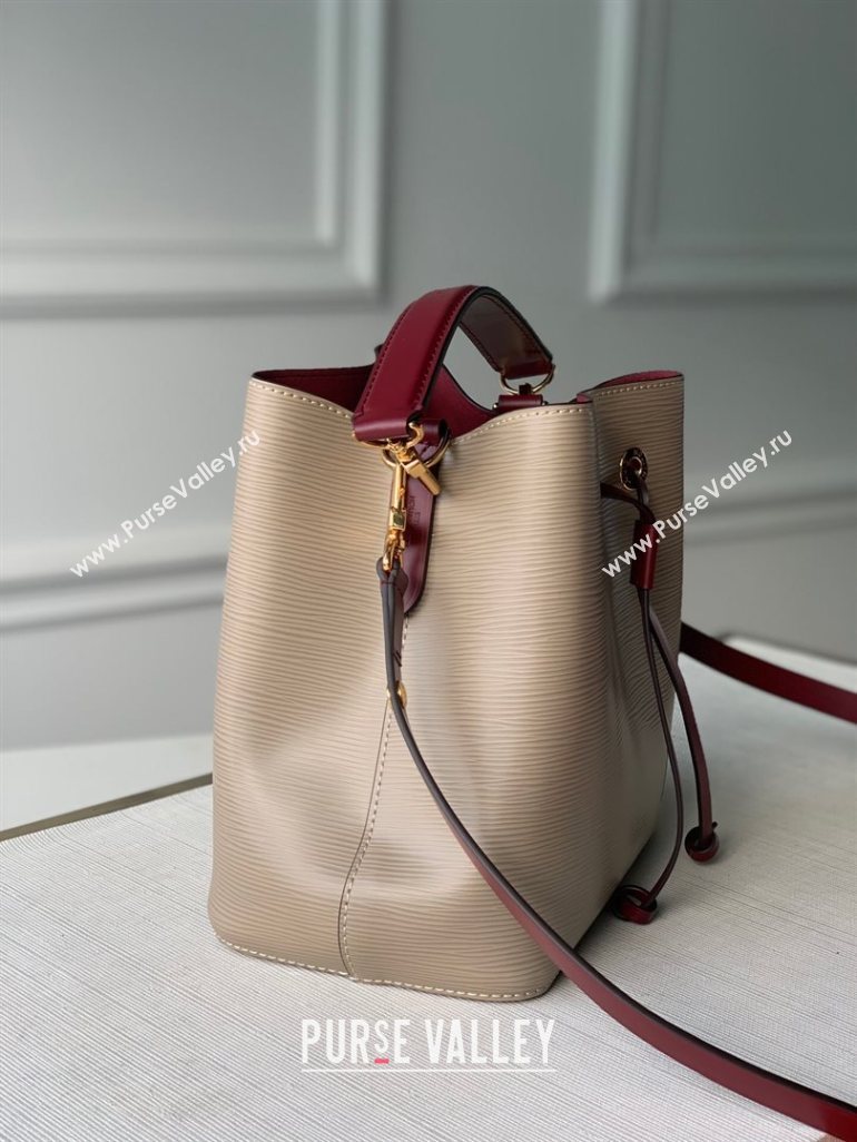 Louis Vuitton NeoNoe BB Mini Bucket Bag in Galet Grey Epi Leather M53610 2020 (KI-20110307)
