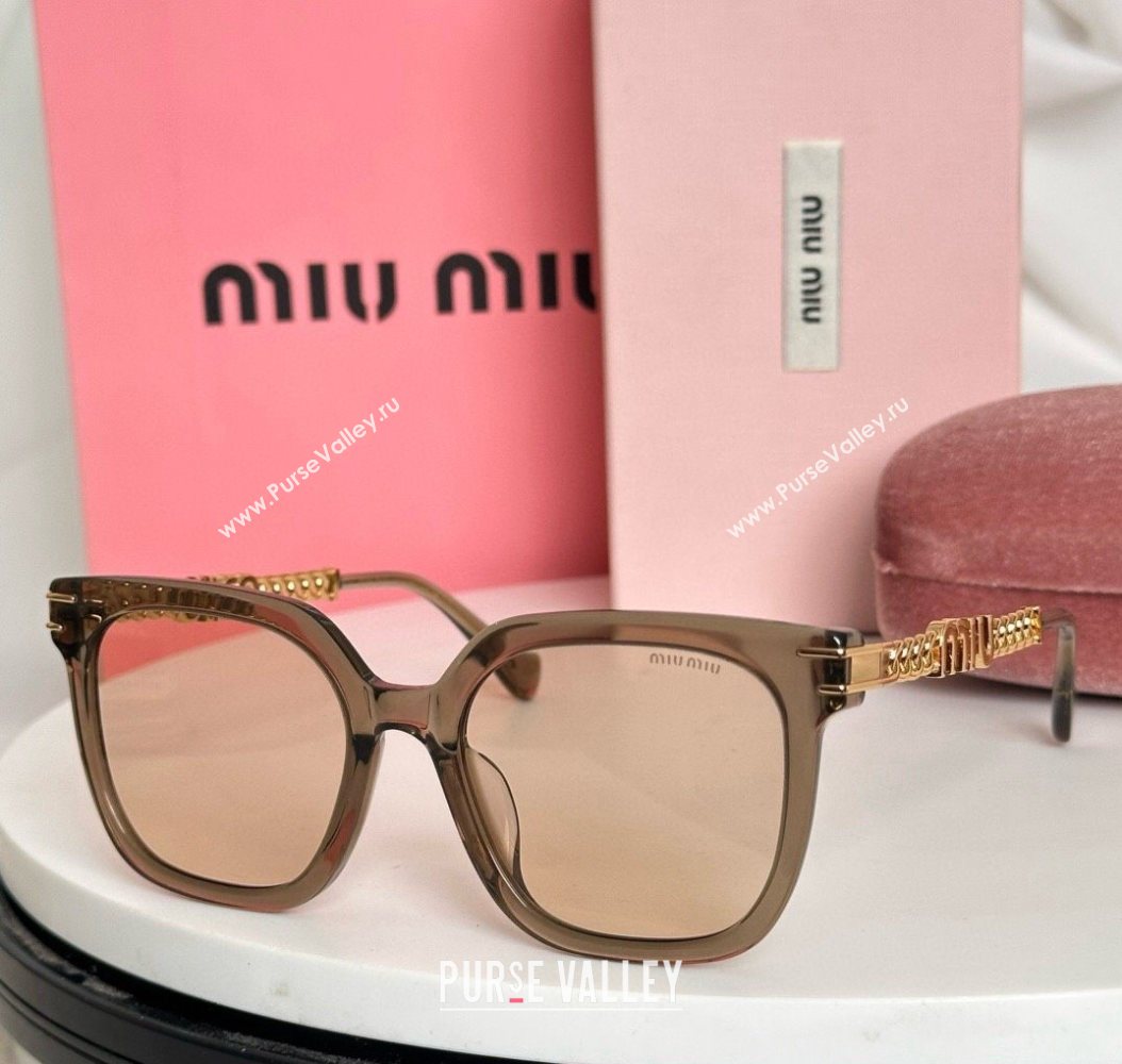 Miu Miu Sunglasses with Chain 3 2025 SMU13WS (SHI-250909028)