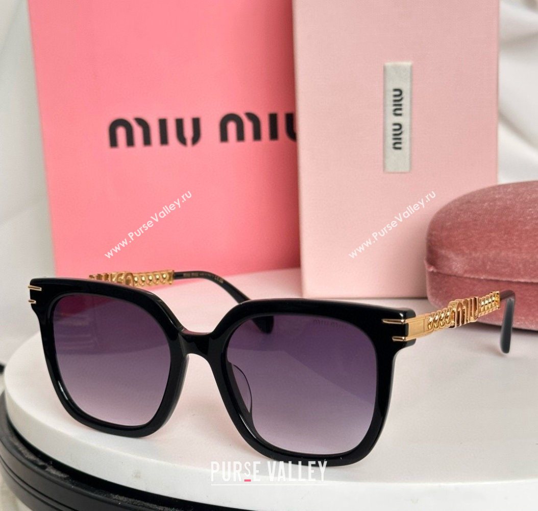Miu Miu Sunglasses with Chain 4 2025 SMU13WS (SHI-250909029)