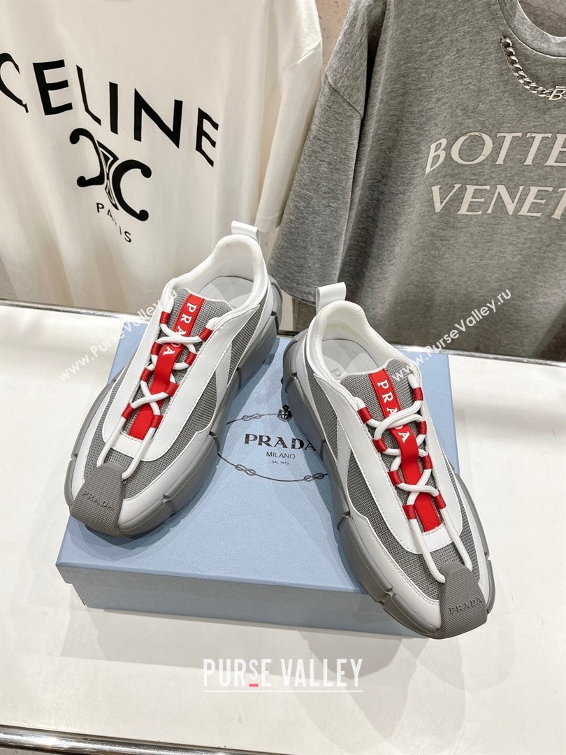 Prada Mens Sneakers P101406 Grey 2024 (MD-24101407)