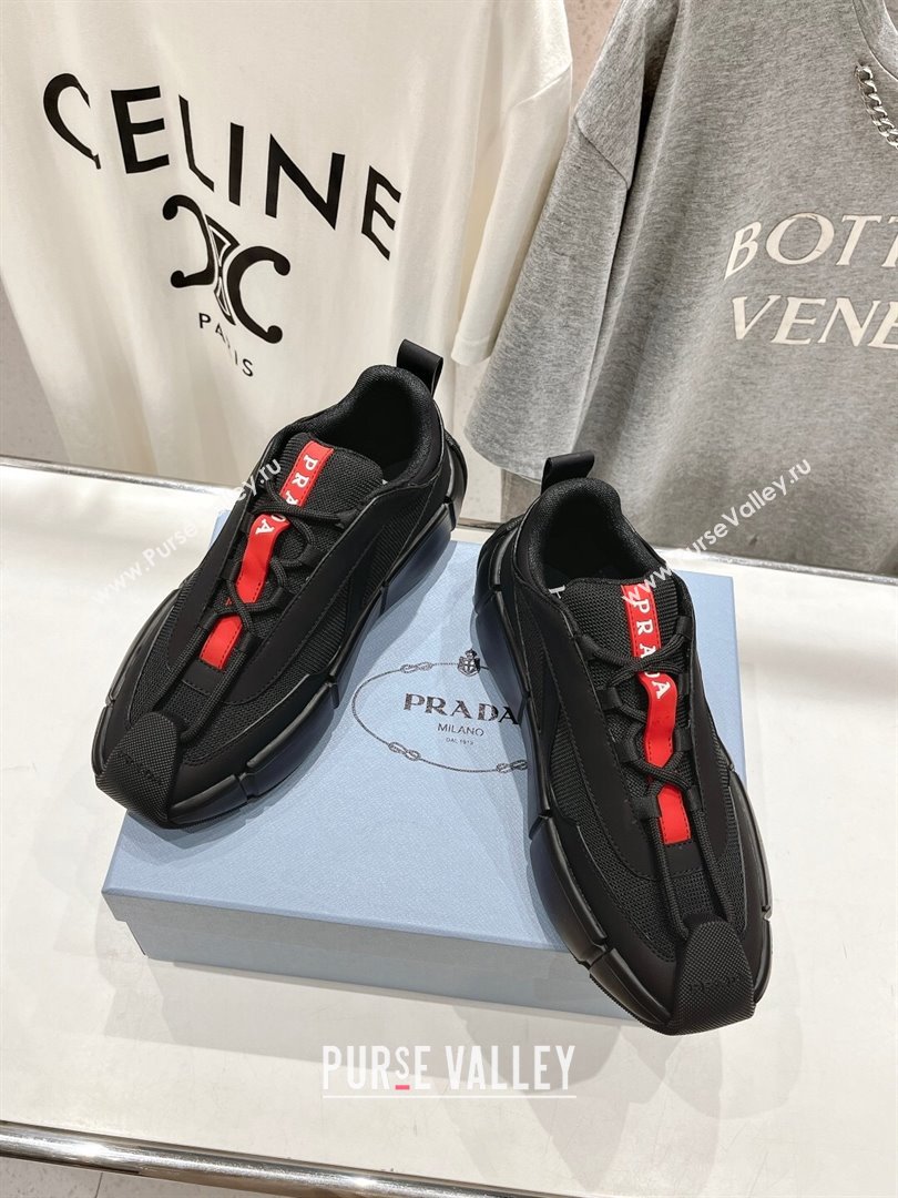 Prada Mens Sneakers P101406 Black 2024 (MD-24101408)