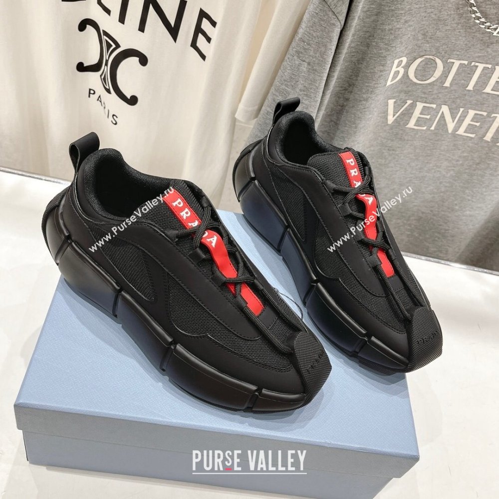 Prada Mens Sneakers P101406 Black 2024 (MD-24101408)