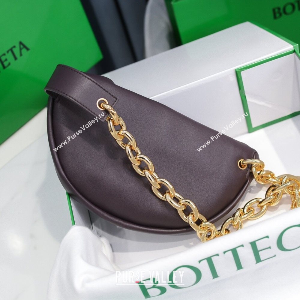 Bottega Veneta The Mini Pouch with Chain Strap Grape Purple 2020 (MS-20121731)