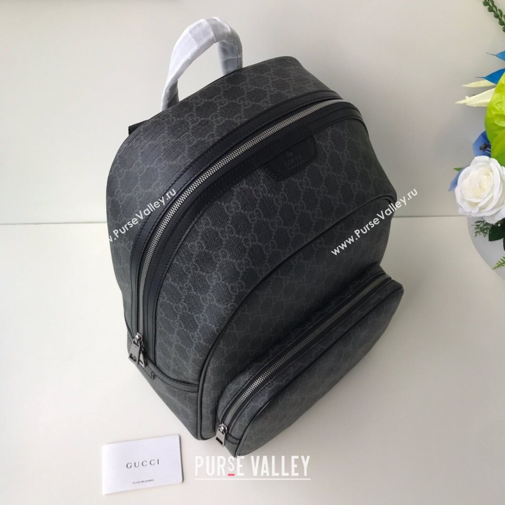 Gucci GG Canvas Backpack 322069 Black 2020 (DLH-20112542)