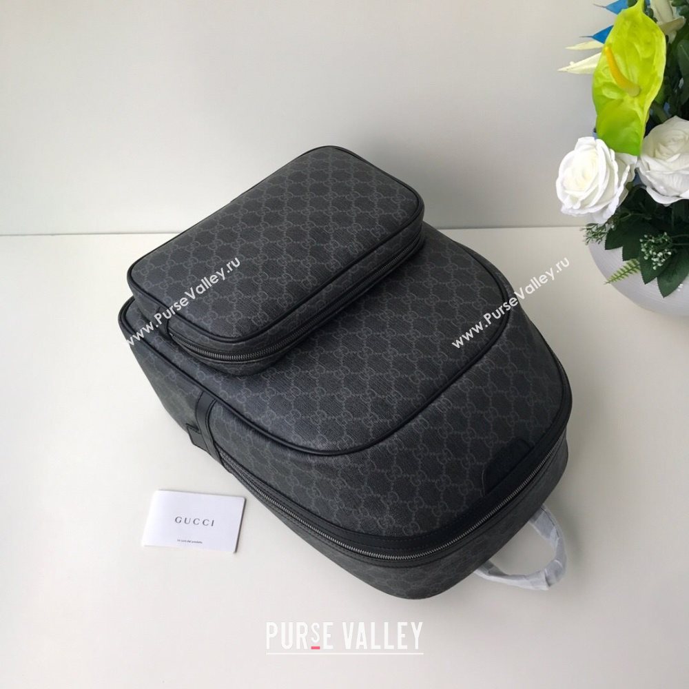 Gucci GG Canvas Backpack 322069 Black 2020 (DLH-20112542)