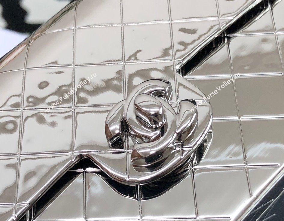Chanel Metal Mini Evening Bag AS3012 Silver 2022 (JY-22022836)