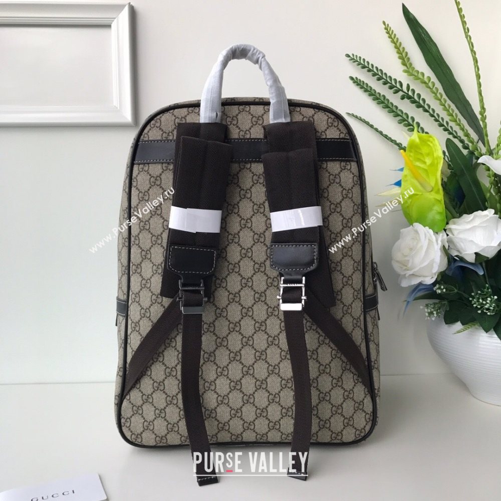 Gucci GG Canvas Backpack 322069 Beige 2020 (DLH-20112541)