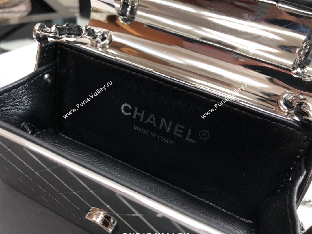 Chanel Metal Mini Evening Bag AS3012 Silver 2022 (JY-22022836)