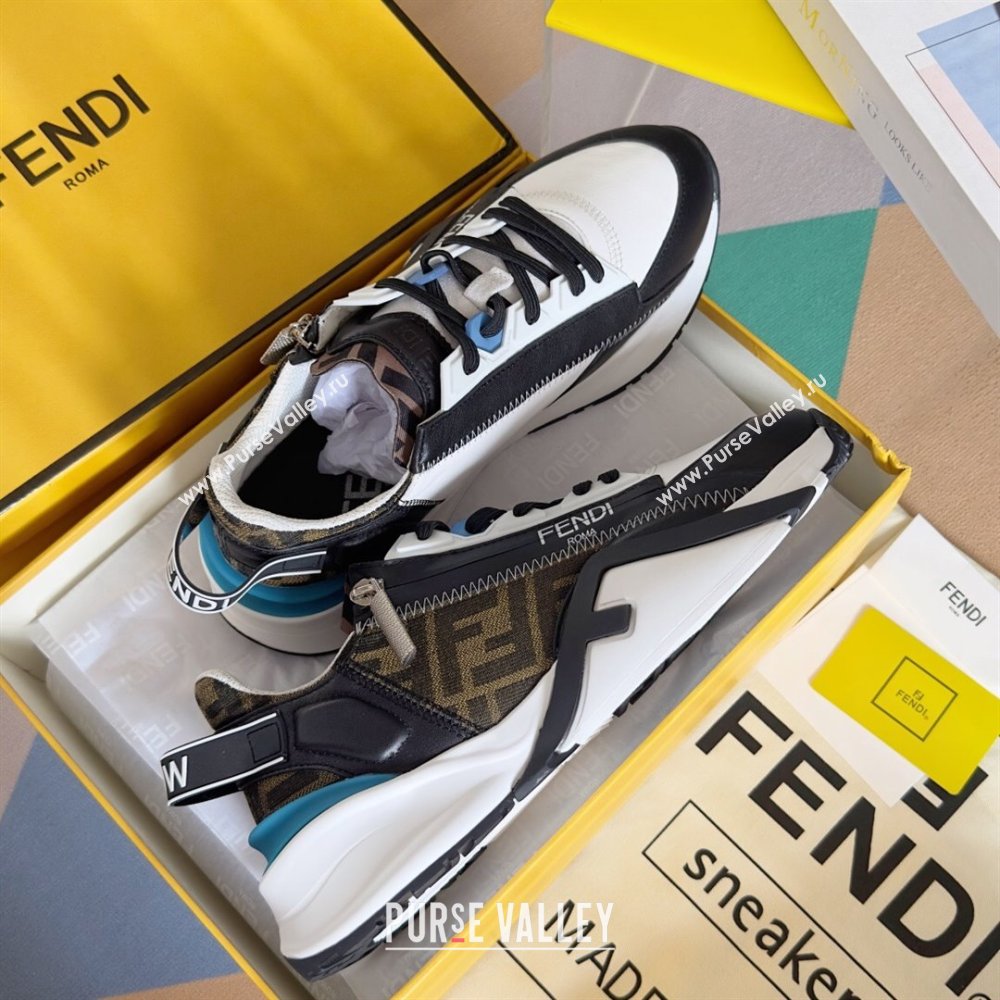 Fendi Flow Sneakers F820KL Black 2024 Top Quality (KL-24101501)